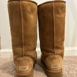 UGG Chestnut Suede Tall Boots